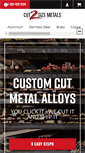 Mobile Screenshot of cut2sizemetals.com